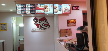 Chick'n Chips Dentro