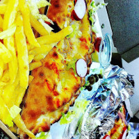 Club Sandwitch Burrito drink