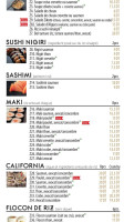 Zikoto Sushi Carta